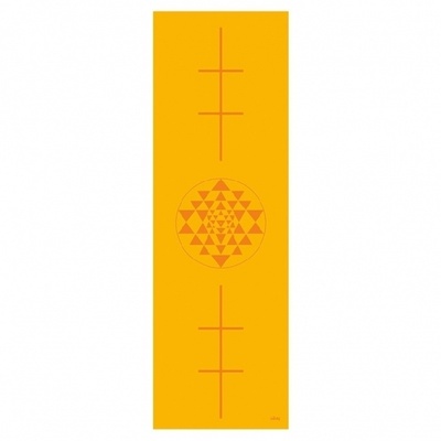 bodhi - Yogamatte Leela Collection Yantra/Alignment, saffron