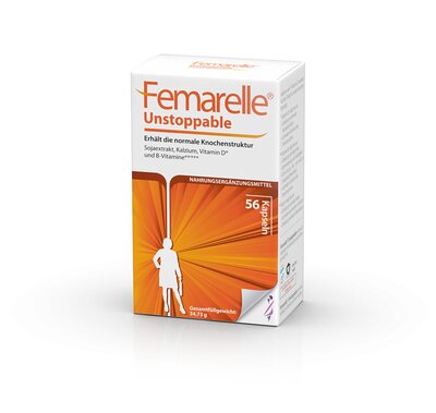 Femarelle Unstoppable Kapseln nach den Wechseljahren - Für Muskeln & Knochen (56 Kapseln)