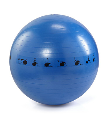 Orbisana Gymnastikball mit Übungen, 65 cm