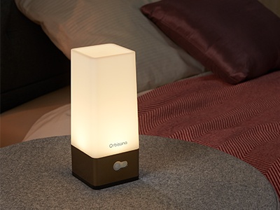 Orbisana LED Nachtlicht mit Bewegungssensor im Schlafzimmer