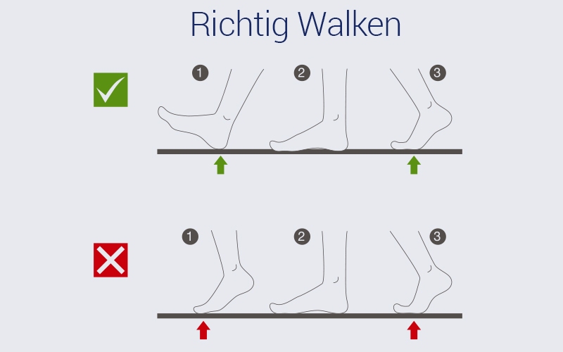 Anleitung - Walking aber richtig